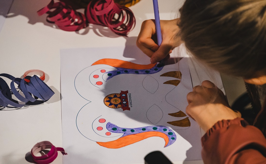 Carnaval no World of Discoveries : Lendas e Máscaras